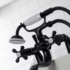image:imageKingston Brass KS227MB Kingston Deck Mount Clawfoot Tub Faucet with Hand Shower Matte Black