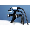 image:imageKingston Brass KS268PB Kingston Clawfoot Tub Faucet with Hand Shower Polished BrassOil Rubbed Bronze