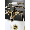 image:imageKingston Brass KS268PB Kingston Clawfoot Tub Faucet with Hand Shower Polished BrassPolished Brass