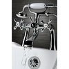 image:imageKingston Brass KS268PB Kingston Clawfoot Tub Faucet with Hand Shower Polished BrassPolished Chrome