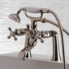 image:imageKingston Brass KS268PB Kingston Clawfoot Tub Faucet with Hand Shower Polished BrassPolished Nickel