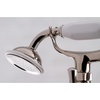 image:imageKingston Brass KS268PB Kingston Clawfoot Tub Faucet with Hand Shower Polished BrassPolished Nickel