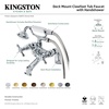 image:imageKingston Brass KS287MB Essex Clawfoot Tub Faucet with Hand Shower Matte BlackMatte Black