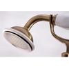 image:imageKingston Brass KS288SN ESSEX 7 Centers Deck Mount Clawfoot Tub Filler with Hand Shower 7 Spread Brushed NickelAntique Brass