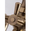 image:imageKingston Brass KS288SN ESSEX 7 Centers Deck Mount Clawfoot Tub Filler with Hand Shower 7 Spread Brushed NickelAntique Brass