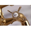 image:imageKingston Brass KS288SN ESSEX 7 Centers Deck Mount Clawfoot Tub Filler with Hand Shower 7 Spread Brushed NickelBrushed Brass