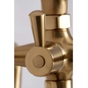 image:imageKingston Brass KS288SN ESSEX 7 Centers Deck Mount Clawfoot Tub Filler with Hand Shower 7 Spread Brushed NickelBrushed Brass