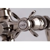 image:imageKingston Brass KS288SN ESSEX 7 Centers Deck Mount Clawfoot Tub Filler with Hand Shower 7 Spread Brushed NickelPolished Nickel