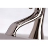 image:imageKingston Brass KS288SN ESSEX 7 Centers Deck Mount Clawfoot Tub Filler with Hand Shower 7 Spread Brushed NickelPolished Nickel