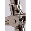 image:imageKingston Brass KS288SN ESSEX 7 Centers Deck Mount Clawfoot Tub Filler with Hand Shower 7 Spread Brushed NickelPolished Nickel