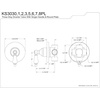 image:imageKingston Brass KS3033PL 3Way Diverter Valve with Trim Kit Antique Brass