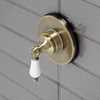 image:imageKingston Brass KS3033PL 3Way Diverter Valve with Trim Kit Antique Brass