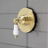 image:imageKingston Brass KS3037PL 3Way Diverter Valve with Trim Kit Brushed Brass