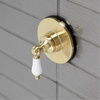 image:imageKingston Brass KS3037PL 3Way Diverter Valve with Trim Kit Brushed Brass