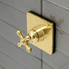 image:imageKingston Brass KS3047AX 3Way Diverter Valve with Trim Kit Brushed Brass