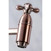 image:imageKingston Brass KS3101AX Pot Filler Metal Cross Handle Polished Chrome 818Inch Spout HeightAntique Copper