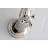 image:imageKingston Brass KS3101AX Pot Filler Metal Cross Handle Polished Chrome 818Inch Spout HeightPolished Nickel