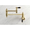 image:imageKingston Brass KS3108PKL Duchess Wall Mount Pot Filler Brushed NickelBrushed Brass