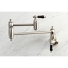 image:imageKingston Brass KS3108PKL Duchess Wall Mount Pot Filler Brushed NickelBrushed Nickel