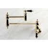 image:imageKingston Brass KS3108PKL Duchess Wall Mount Pot Filler Brushed NickelPolished Brass