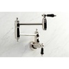 image:imageKingston Brass KS3108PKL Duchess Wall Mount Pot Filler Brushed NickelPolished Nickel