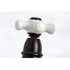 image:imageKingston Brass KS3277PXBS Restoration 8Inch Bridge Kitchen Faucet with Sprayer Brushed BrassOil Rubbed Bronze