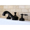 image:imageKingston Brass KS3338NL Heritage Roman Tub Filler with Metal lever handle Brushed NickelOil Rubbed Bronze
