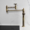 image:imageKingston Brass KS3700CG Fuller Deck Mount Pot Filler Faucet Matte BlackAntique Brass
