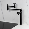 image:imageKingston Brass KS3700CG Fuller Deck Mount Pot Filler Faucet Matte BlackMatte Black