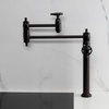 image:imageKingston Brass KS3700CG Fuller Deck Mount Pot Filler Faucet Matte BlackOil Rubbed Bronze