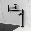 image:imageKingston Brass KS3700CG Fuller Deck Mount Pot Filler Faucet Matte BlackOil Rubbed Bronze