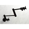 image:imageKingston Brass KS4105DX Concord Wall Mount Pot Filler Oil Rubbed BronzeOil Rubbed Bronze