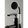 image:imageKingston Brass KS7011RL Royale Freestanding Tub Faucet with Hand Shower Polished ChromeMatte Black