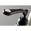 image:imageKingston Brass KS7011RL Royale Freestanding Tub Faucet with Hand Shower Polished ChromeMatte Black