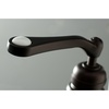 image:imageKingston Brass KS7011RL Royale Freestanding Tub Faucet with Hand Shower Polished ChromeOil Rubbed Bronze