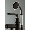 image:imageKingston Brass KS7011RL Royale Freestanding Tub Faucet with Hand Shower Polished ChromeOil Rubbed Bronze