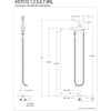 image:imageKingston Brass KS7011RL Royale Freestanding Tub Faucet with Hand Shower Polished ChromePolished Chrome