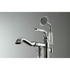 image:imageKingston Brass KS7011RL Royale Freestanding Tub Faucet with Hand Shower Polished ChromePolished Chrome
