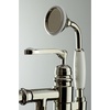 image:imageKingston Brass KS7011RL Royale Freestanding Tub Faucet with Hand Shower Polished ChromePolished Nickel