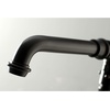 image:imageKingston Brass KS7030ABL English Country Freestanding Tub Faucet with Hand Shower Matte BlackMatte Black