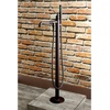 image:imageKingston Brass KS7031ABL English Country Freestanding Tub Faucet with Hand Shower Polished ChromeOil Rubbed Bronze