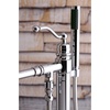 image:imageKingston Brass KS7031ABL English Country Freestanding Tub Faucet with Hand Shower Polished ChromePolished Chrome