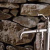 image:imageKingston Brass KS7036ABL English Country Freestanding Tub Faucet with Hand Shower Polished NickelBrushed Nickel