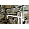 image:imageKingston Brass KS7036ABL English Country Freestanding Tub Faucet with Hand Shower Polished NickelBrushed Nickel