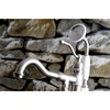 image:imageKingston Brass KS7137ABL Freestanding Roman Tub Filler With Hand Shower Brushed BrassBrushed Nickel