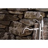 image:imageKingston Brass KS7137ABL Freestanding Roman Tub Filler With Hand Shower Brushed BrassBrushed Nickel