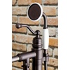 image:imageKingston Brass KS7137ABL Freestanding Roman Tub Filler With Hand Shower Brushed BrassOil Rubbed Bronze