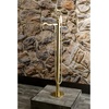 image:imageKingston Brass KS7137ABL Freestanding Roman Tub Filler With Hand Shower Brushed BrassPolished Brass