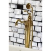image:imageKingston Brass KS7137ABL Freestanding Roman Tub Filler With Hand Shower Brushed BrassPolished Brass
