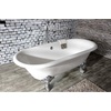 image:imageKingston Brass KS7137ABL Freestanding Roman Tub Filler With Hand Shower Brushed BrassPolished Chrome